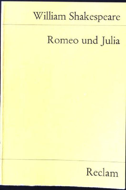 Romeo und Julia: Tragödie. Universal-Bibliothek - Nr. 5.
