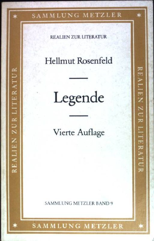 Legende. (Nr. 9) Sammlung Metzler - Rosenfeld, Hellmut