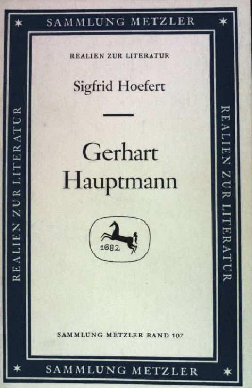 Gerhart Hauptmann. (Nr 107) - Hoefert, Sigfrid