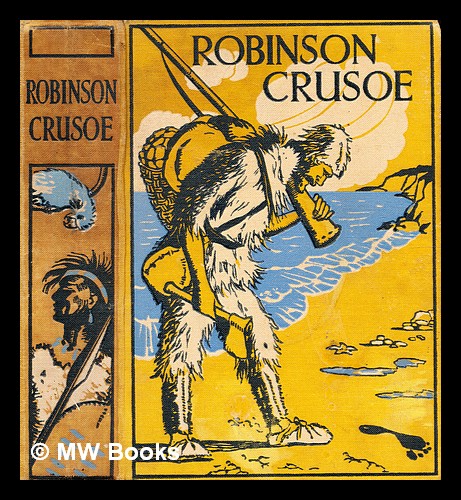 1930 Robinson Crusoe by Daniel Defoe illustrated by Elenore Plaisted Abbott HBDJ 
