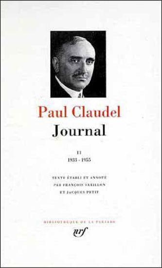 journal t.2 ; 1933-1955 - Claudel, Paul