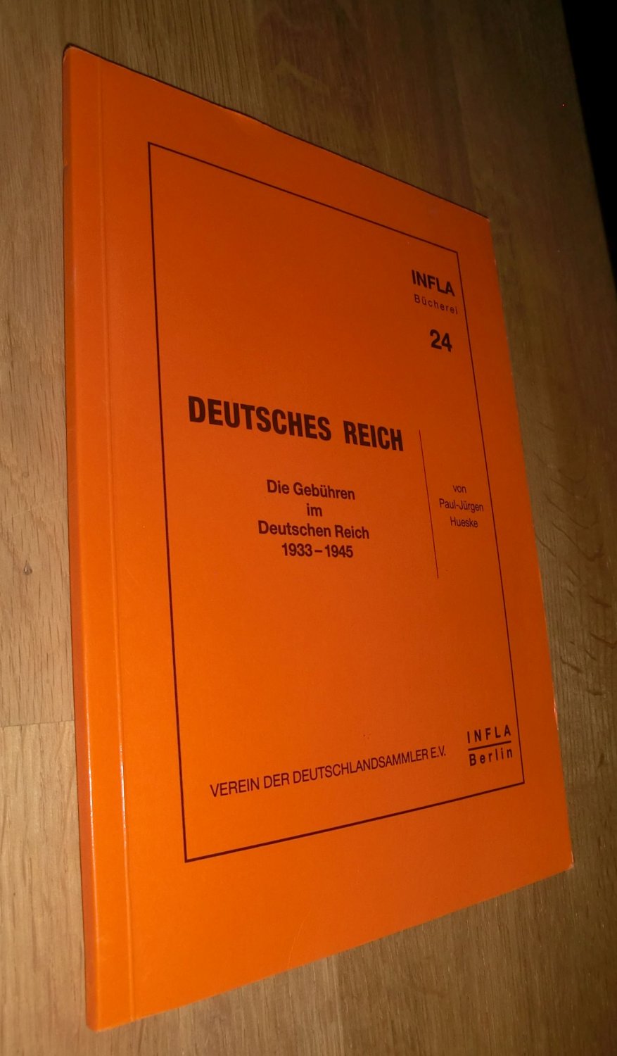 Deutsches Reich: Die Gebhren Im Deutschen Reich 1933-1945. INFLA
