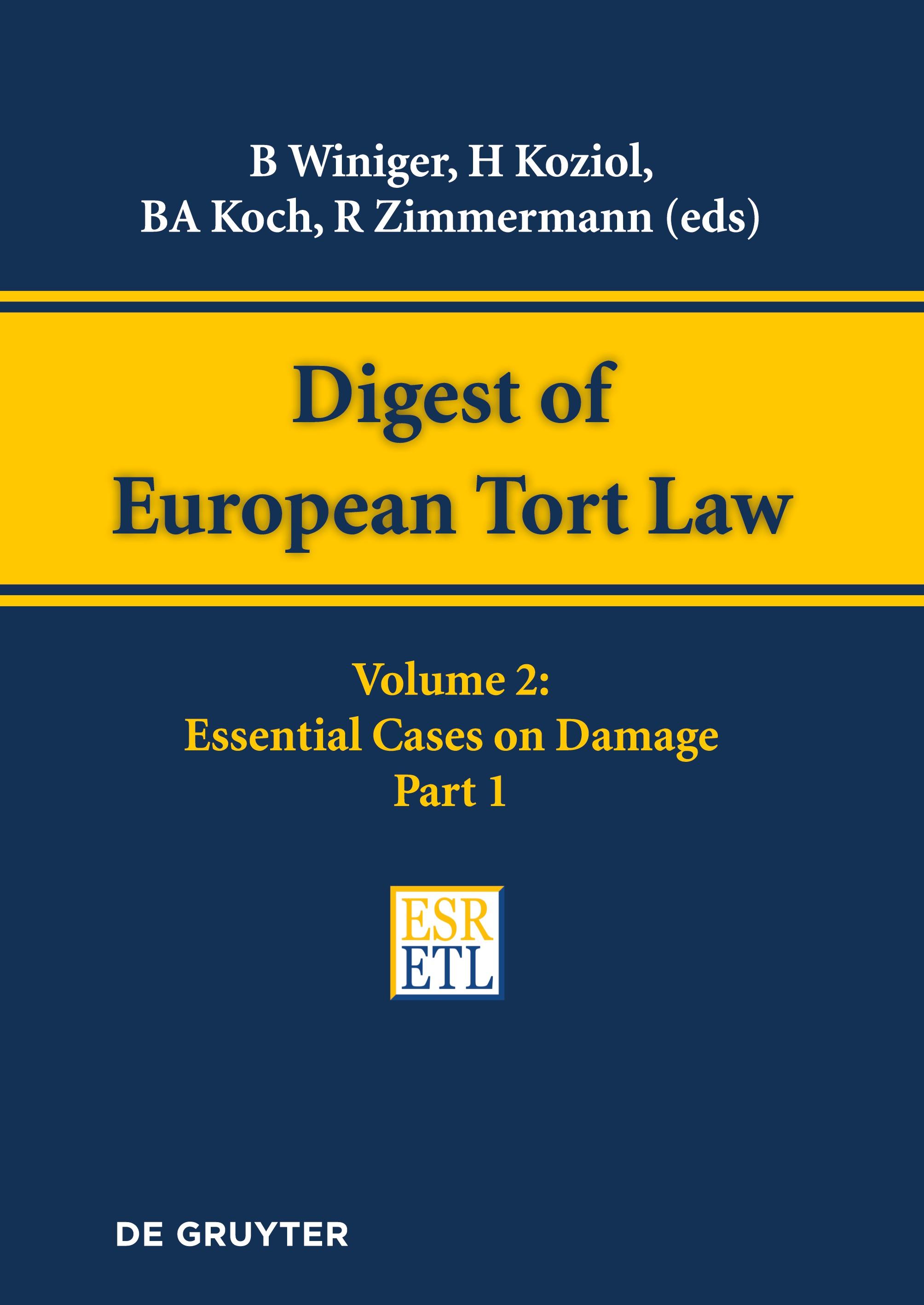 Essential Cases on Damage - Winiger, Bénédict|Koziol, Helmut|Koch, Bernhard A.