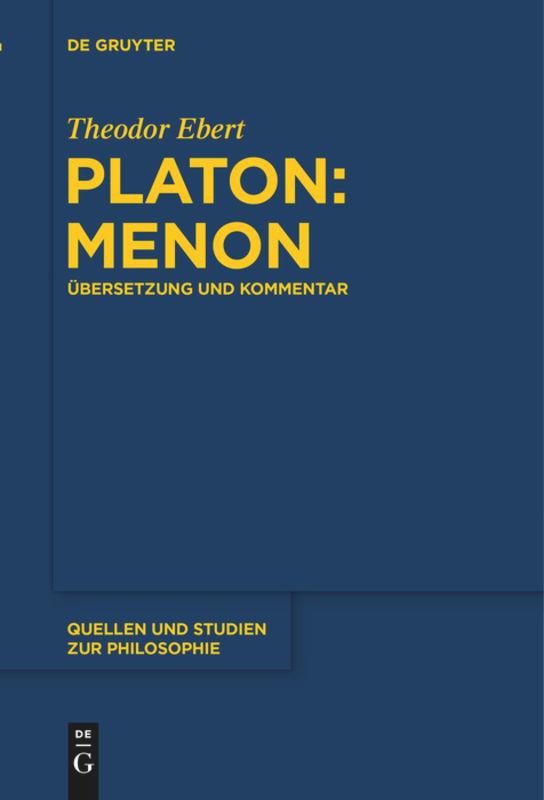 Platon: Menon - Platon|Ebert, Theodor