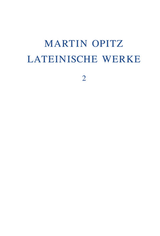 1624-1631 - Opitz, Martin