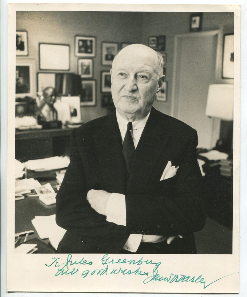 Postmaster General James Farley Signed Photograph [Used - Very good]