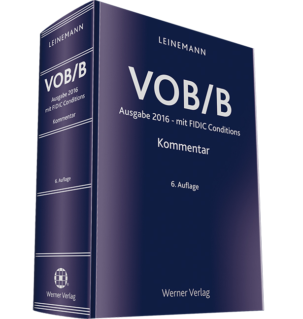 VOB/B Kommentar - Schmuckausgabe mit Ledereinband - Leinemann, Ralf