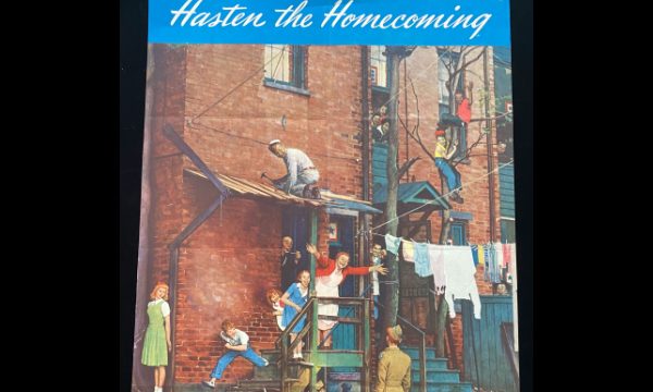 Norman Rockwell's Famous World War II Poster, "Hasten the Homecoming" (The only example of this poster we have had) Americana|Norman Rockwell [ ]