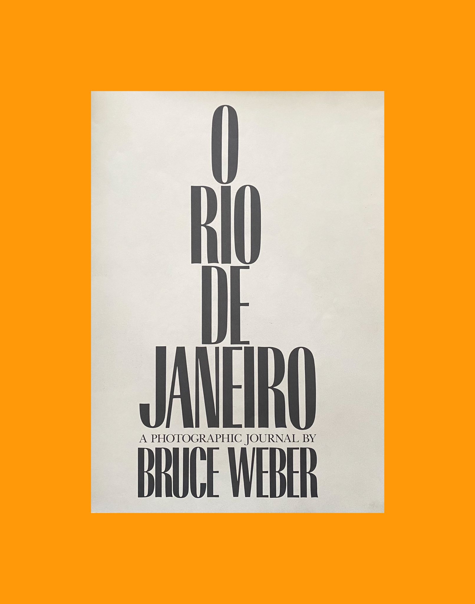 O 濃密 Rio De Janeiro Bruce Weber ブルース ウェーバー O 濃密 Rio De Janeiro Bruce Weber ブルース ウェーバー