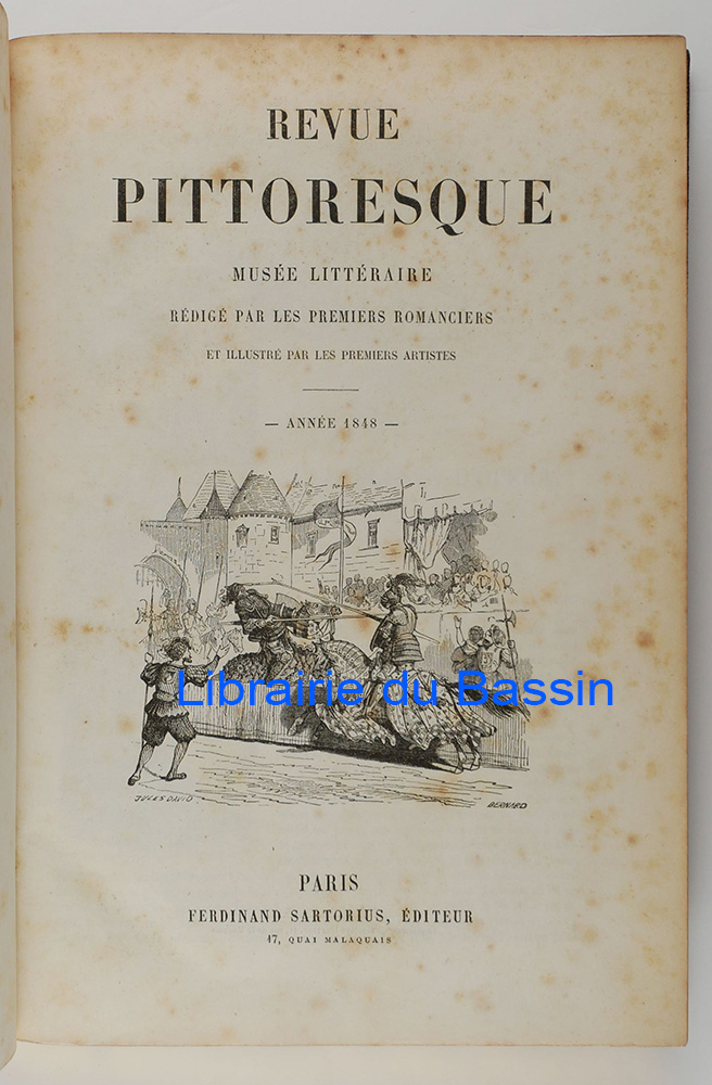 Revue Pittoresque Musée littéraire 1848 Collectif [Assez bon] [Couverture rigide]