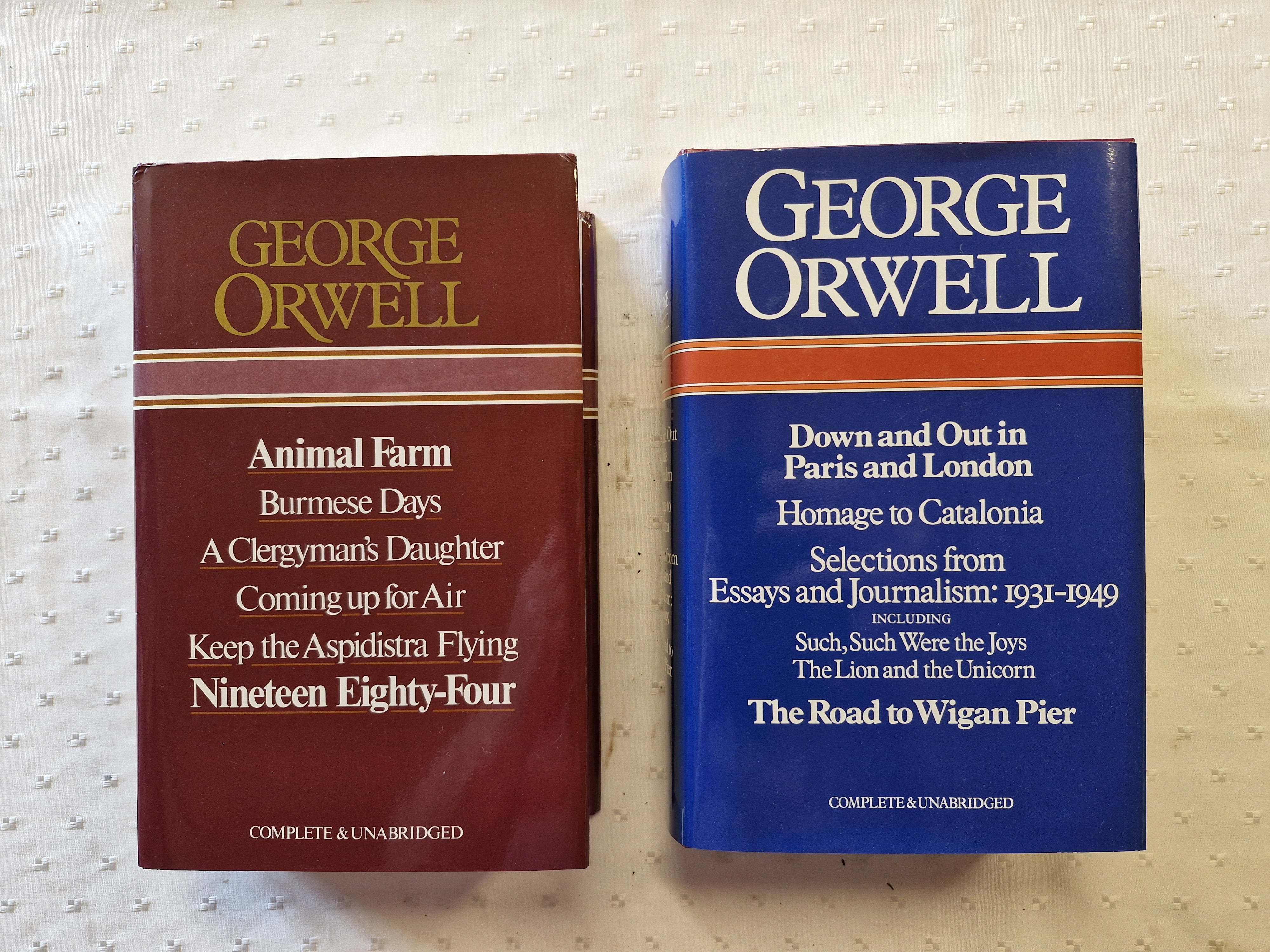 Animal Farm - Down and Out in Paris and London by Orwell, George:: Sehr gut 24 x 15,5 cm (1980) | avelibro OHG Animal Farm - Down and Out in Paris and London by Orwell, George:: Sehr gut 24 x 15,5 cm (1980) | avelibro OHG