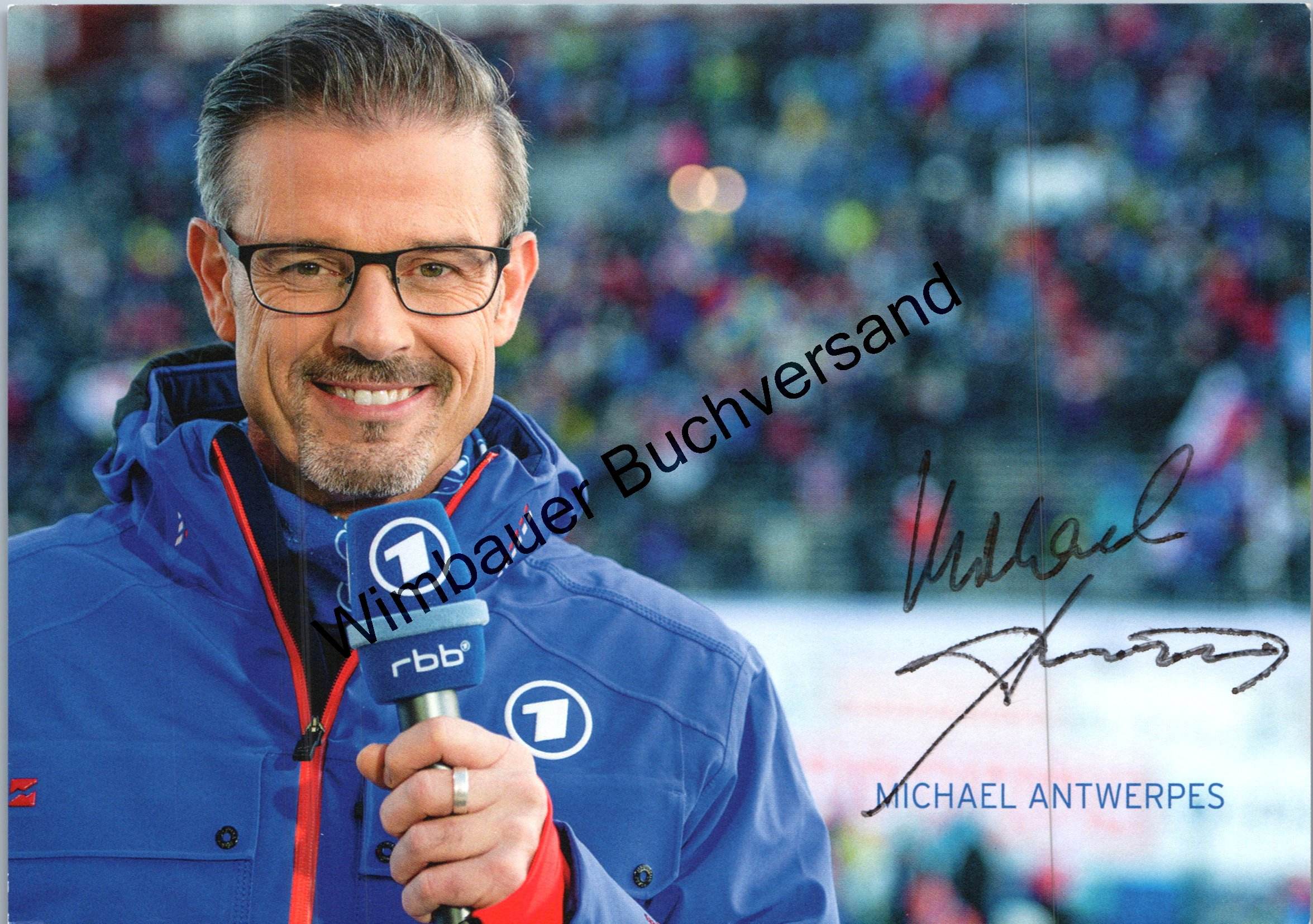 Original Autogramm Michael Antwerpes RBB  Autograph signiert signed  signee von Antwerpes, Michael :: Signed by Author(s)  Manuskript  Papierantiquität | Antiquariat im Kaiserviertel |  Wimbauer Buchversand