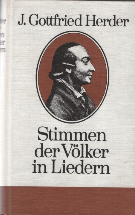 Stimmen der Völker in Liedern. - Herder, J. Gottfried