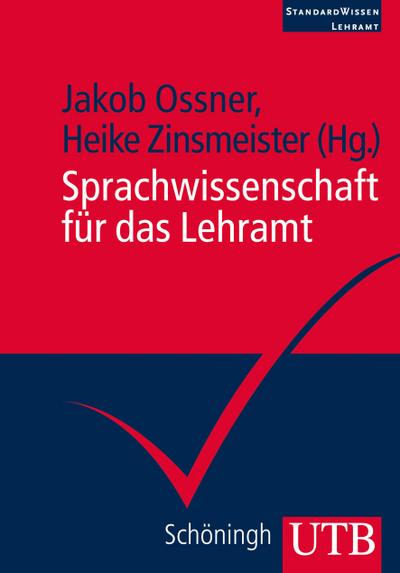 Sprachwissenschaft für das Lehramt - Jakob Ossner