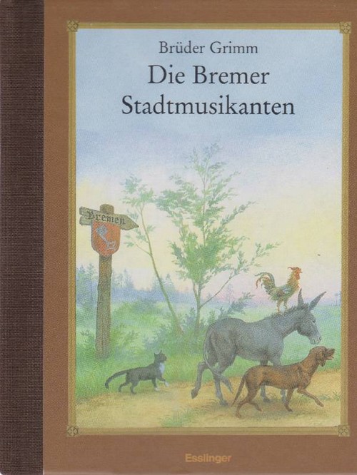 Bremer Stadtmusikanten, Die. Mit Bildern von A. Archipowa. Seltene Ausgabe! - Brüder Grimm / Arnica Esterl (Hrsg.)