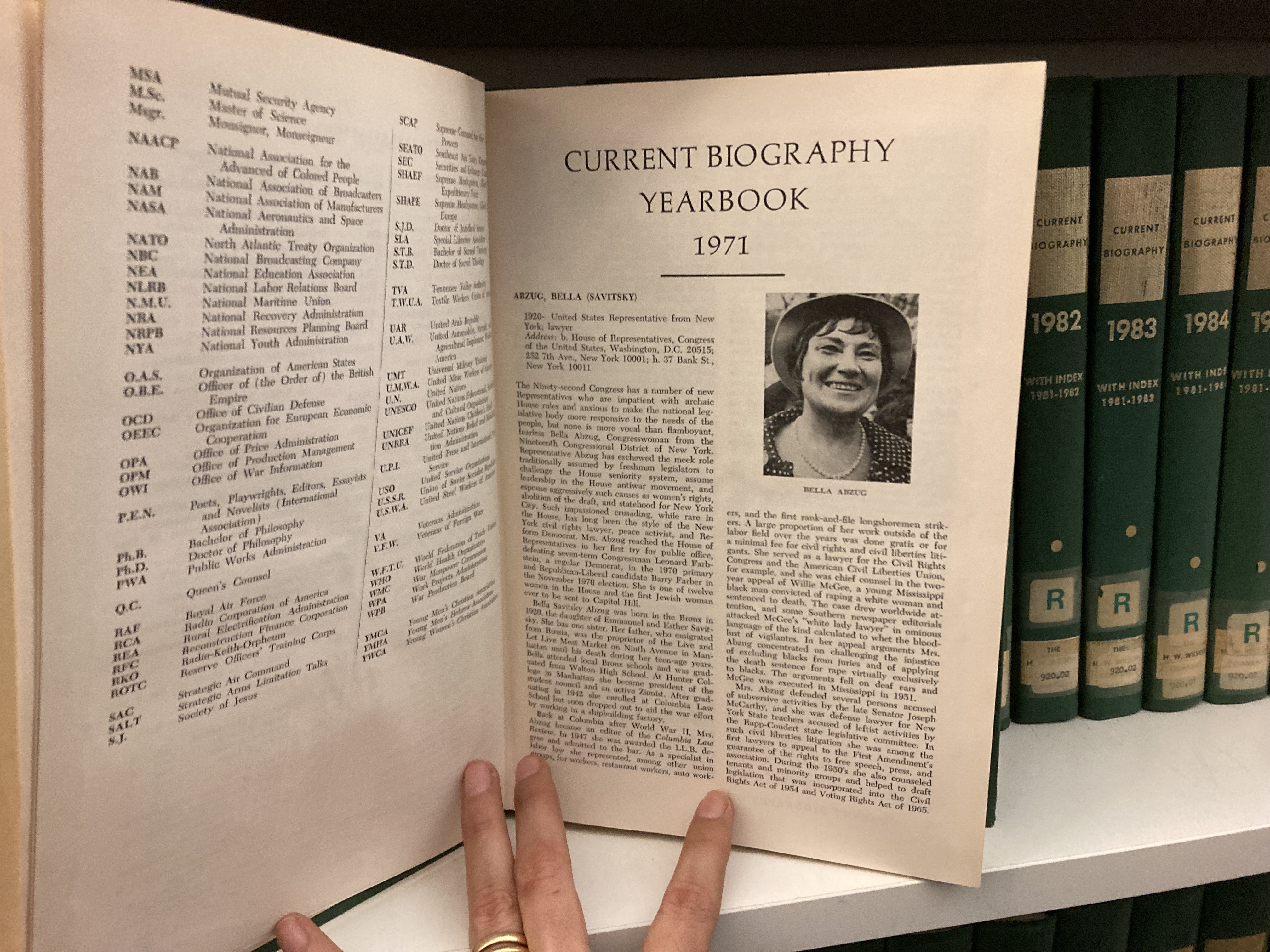 Encyclopedia Year Book - 1971: MERRICK, Helen Hynson (editor