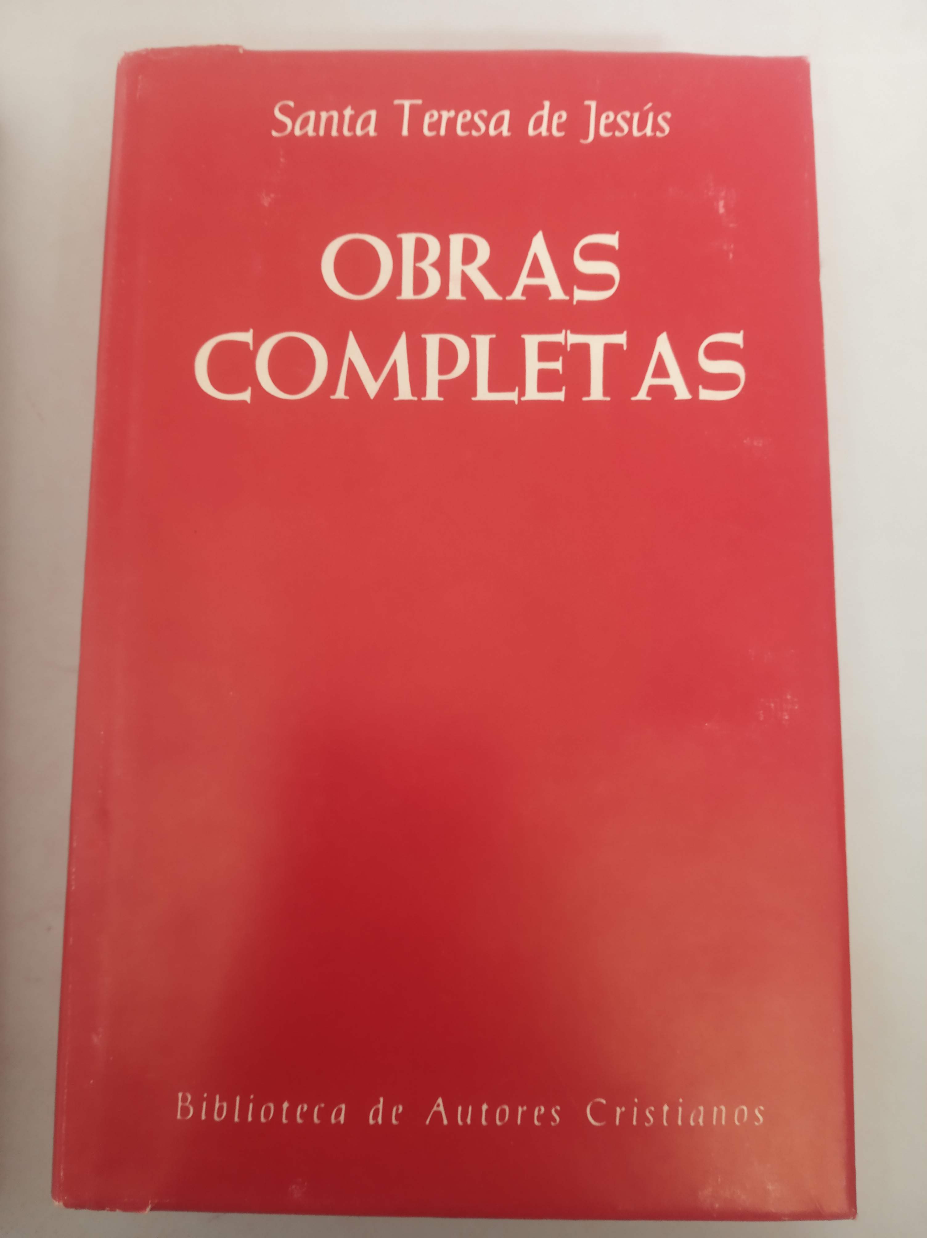 OBRAS COMPLETAS ( edicion manual ) - SANTA TERESA DE JESUS