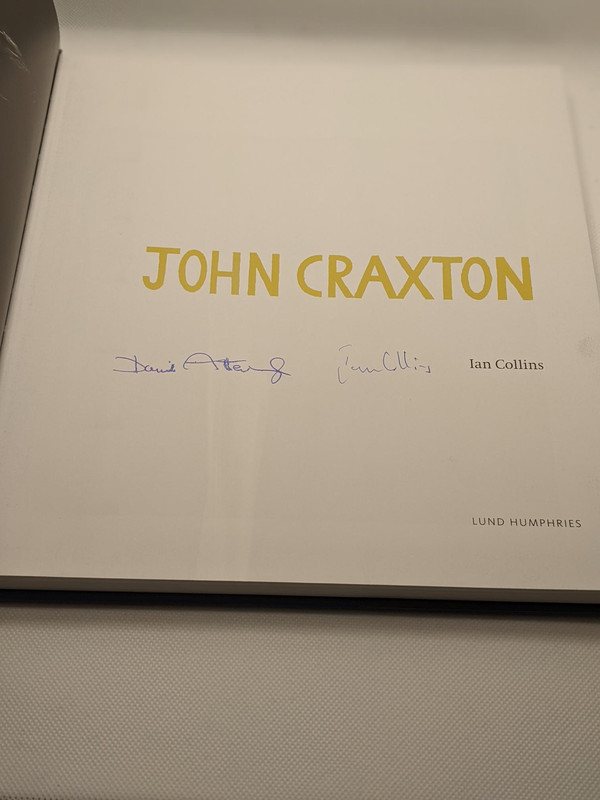 John Craxton by Ian Collins, signed first edition hardback book, 2011  9781848220690