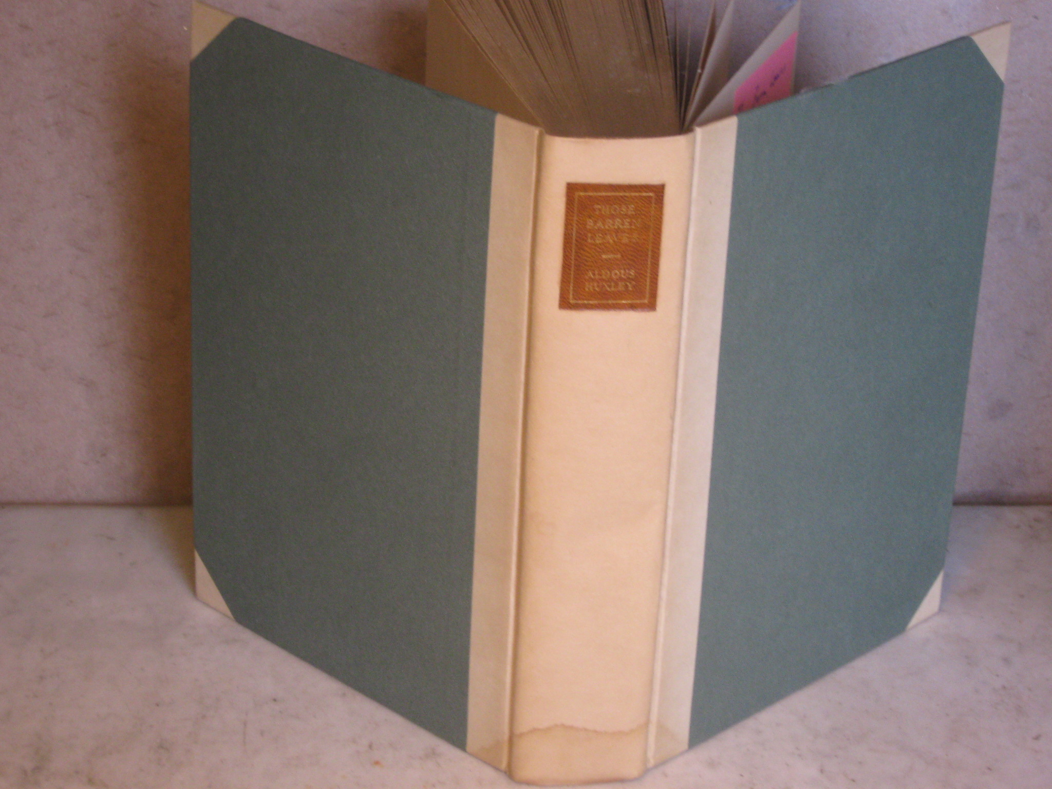 Those Barren Leaves by Huxley, Aldous Near Fine Hardcover (1925) 1st