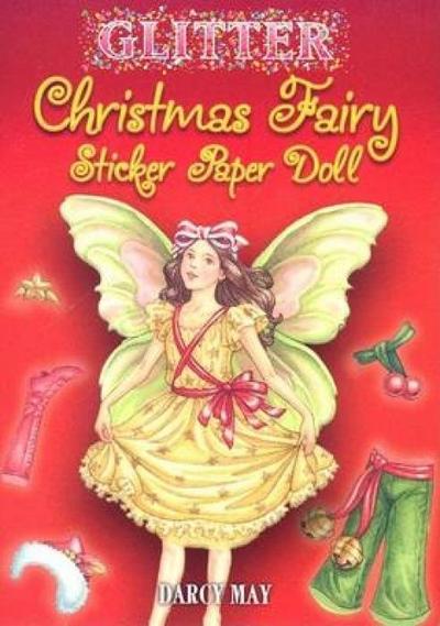 Glitter Christmas Fairy Sticker Paper Doll - Darcy May