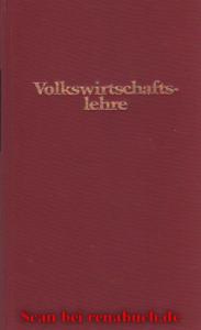 Volkswirtschaftslehre