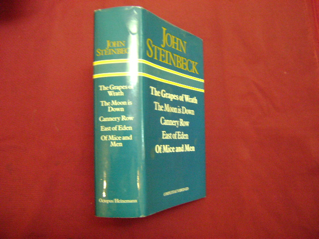 John Steinbeck. The Grapes of Wrath, The Moon is Down, Cannery Row, East of Eden, Of Mice and Men. Steinbeck, John. [ ] [Hardcover]