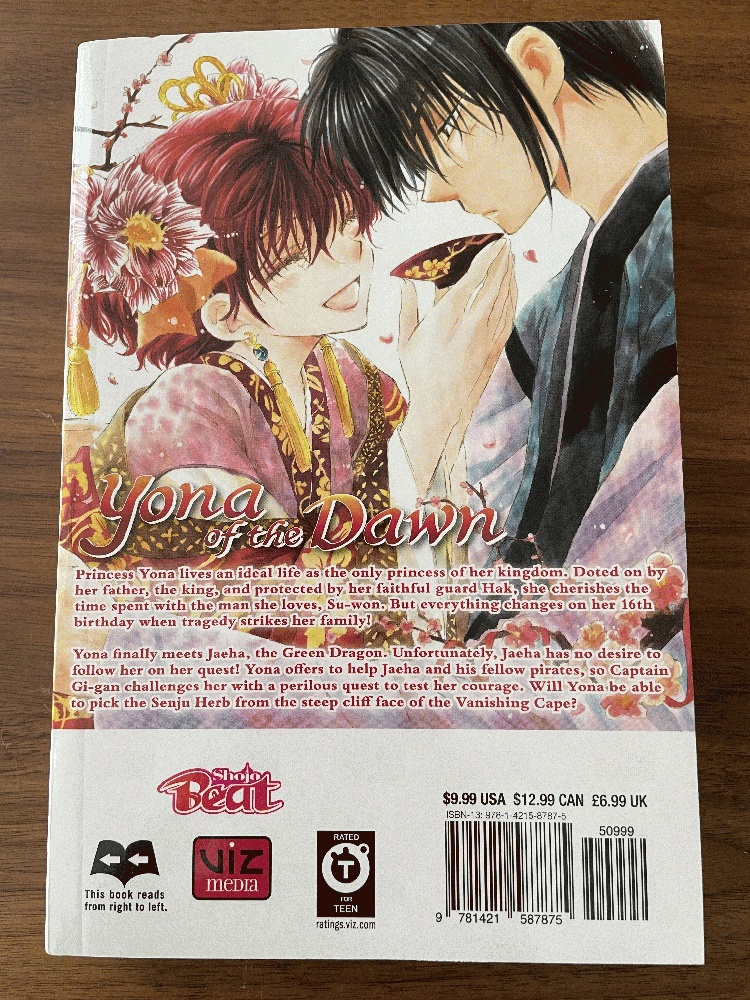 Yona of the Dawn, Vol. 6 (6) by Kusanagi, Mizuho: VERY GOOD