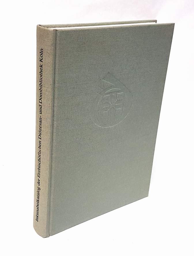 Inkunabelkatalog der Erzbischöflichen Diözesan- und Dombibliothek. Bearbeitet von Rudolf Ferdinand Lenz. - Cervello-Margalef, Juan Antonio (Hrsg.)