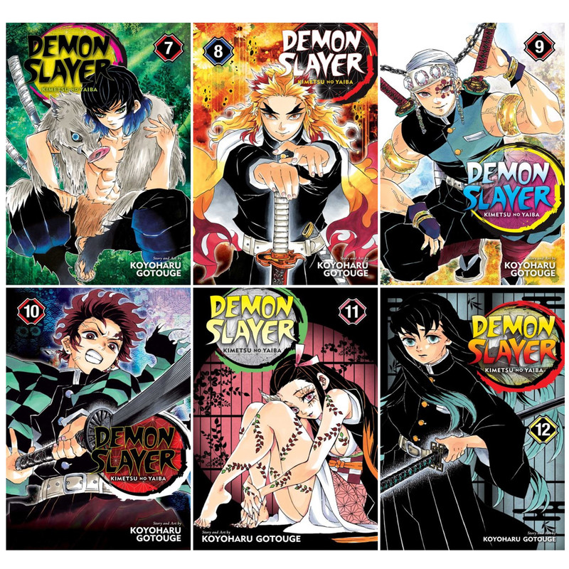 Demon Slayer, Kimetsu No Yaiba, Mangá Volume 6, 7 e 8 - KIT