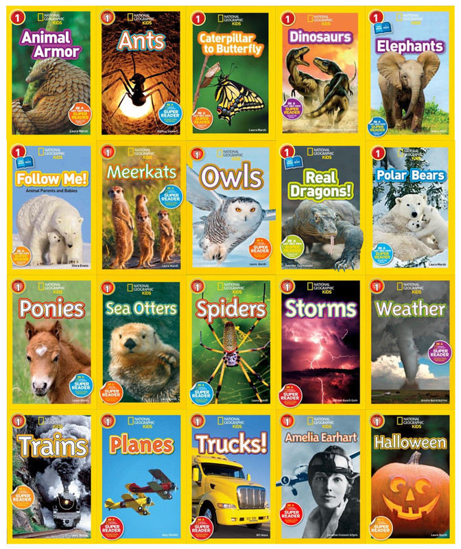 National Geographic LEVEL 1 Readers 1-20 CP by National Geographic Kids:  New Paperback