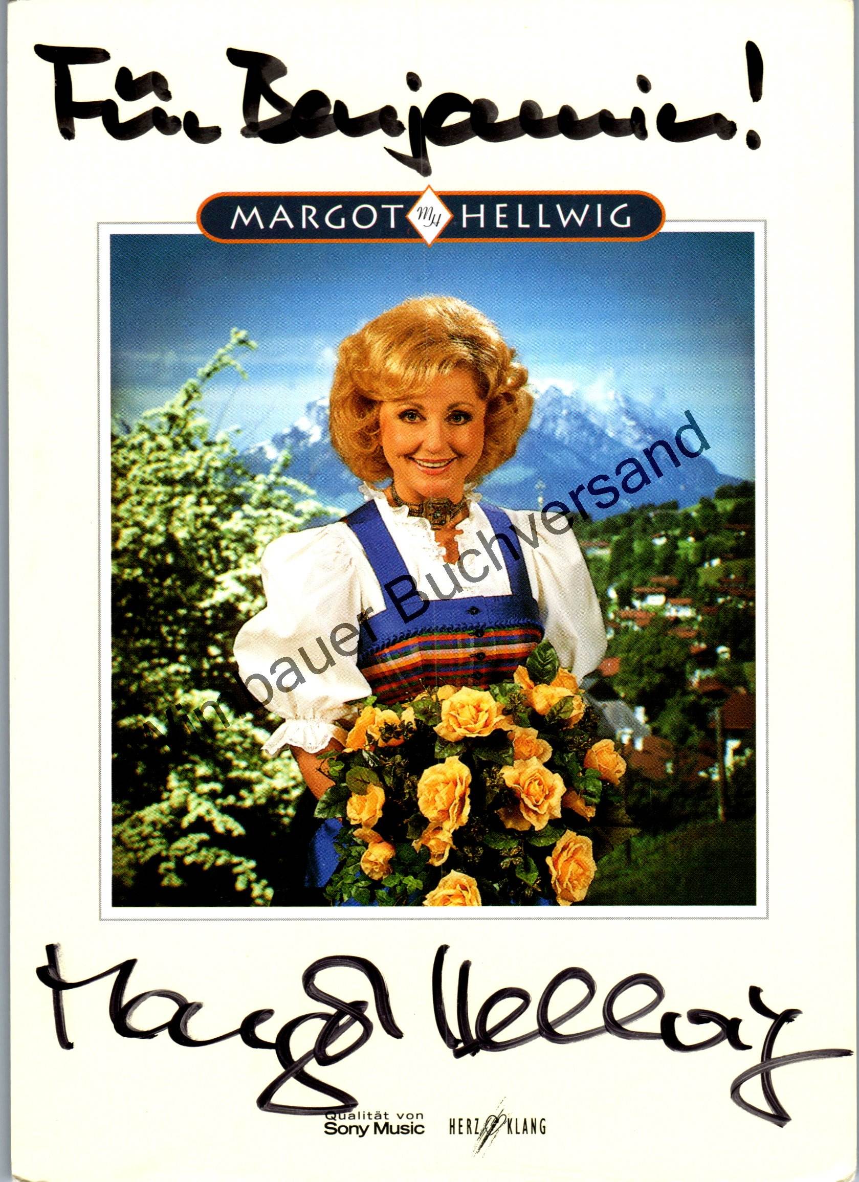 Original Autogramm Margot Hellwig /// Autogramm Autograph signiert ...