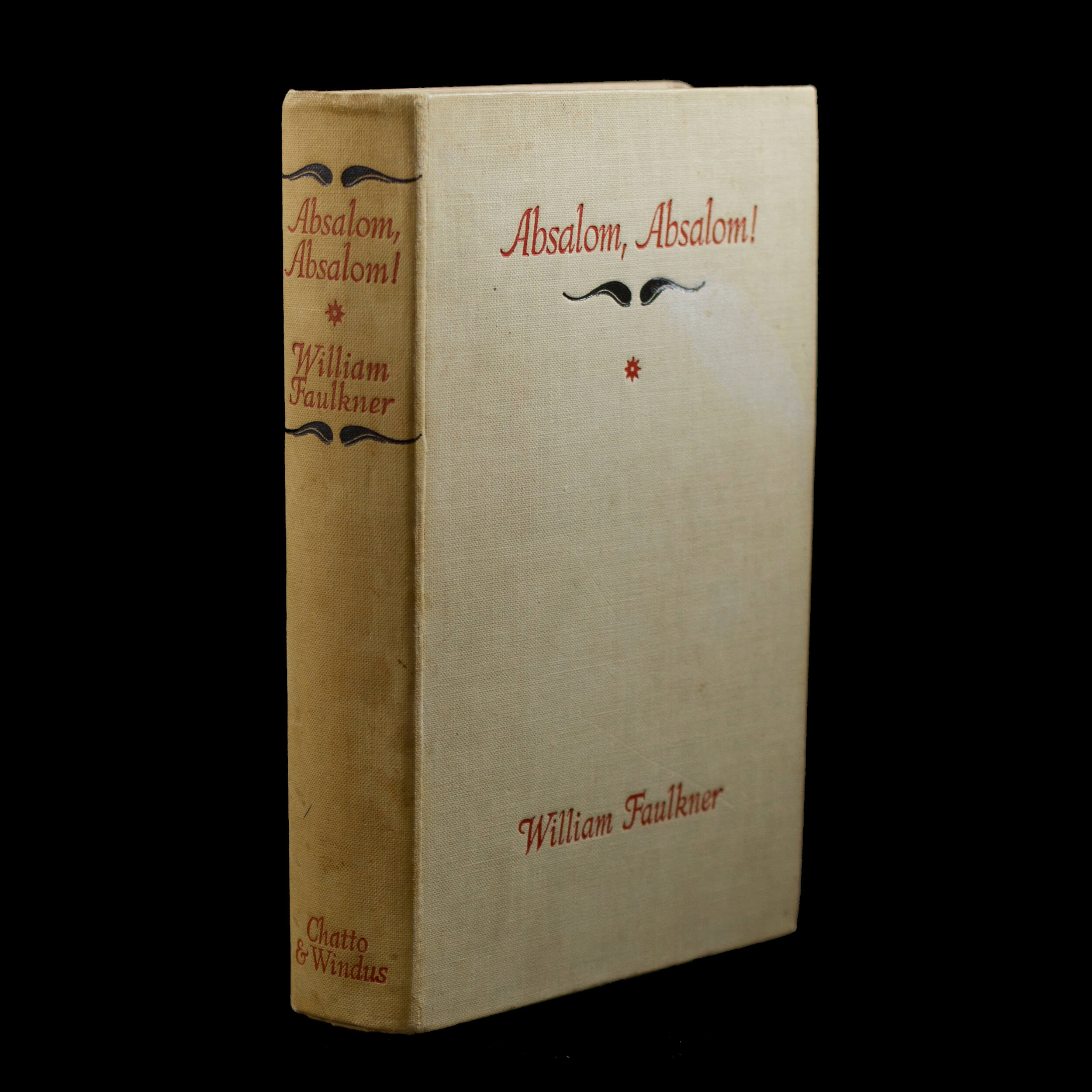 Absalom, Absalom! by FAULKNER, William Very Good Hardcover (1936) 1st Edition Mille Septante