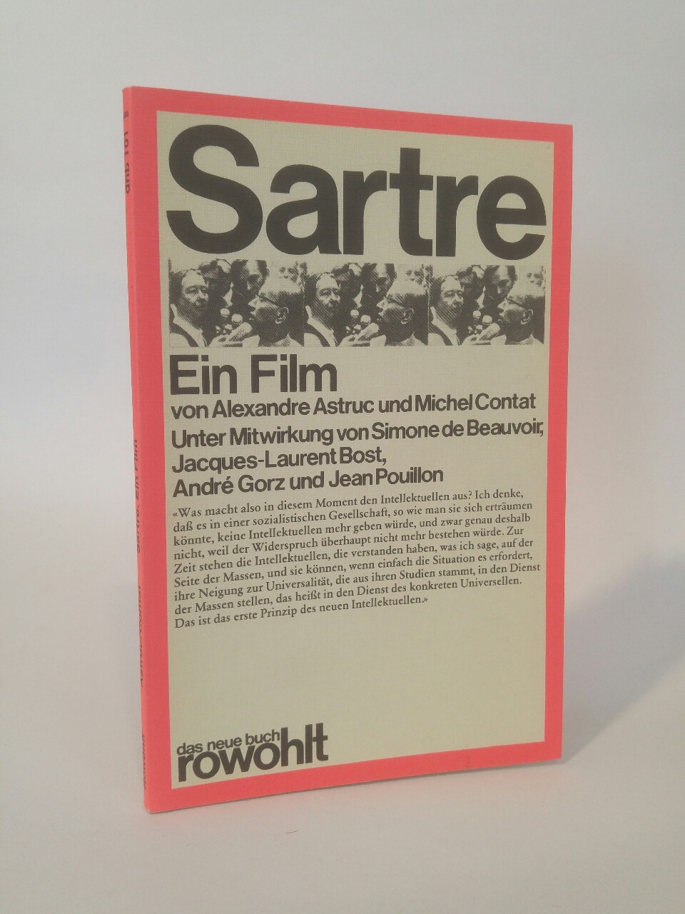 Sartre - Ein Film Autobiographische Schriften (Von Alexandre Astruc und Michel Contrat) - Astruc, Alexandre, Michel Contat und Linde Birk (ins Deutsche übertragen)