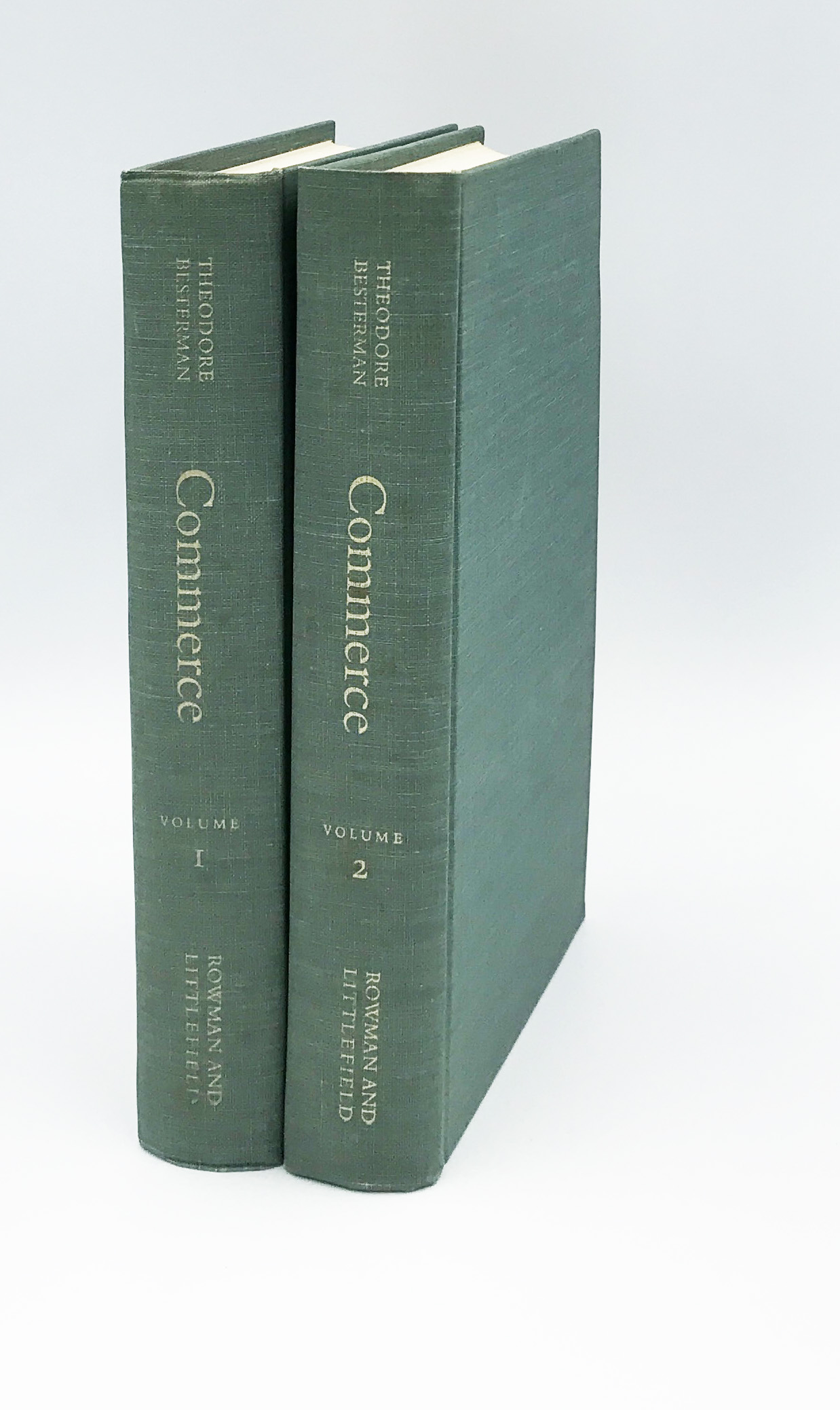 Commerce Manufactures and Labour: A bibliography of bibliographies (The Besterman world bibliographies) Vol. 1 - 2 [complete set] - Besterman, Theodore