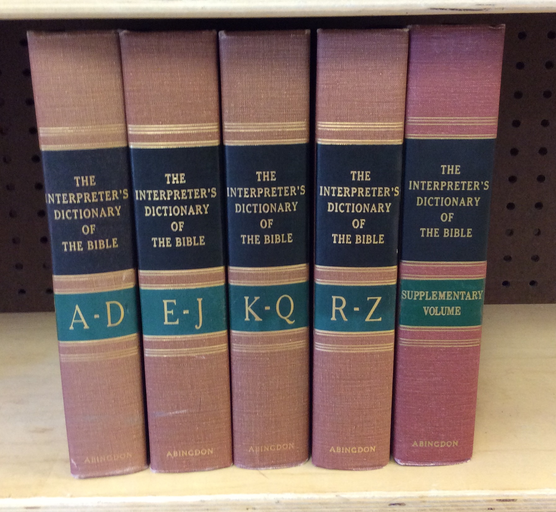 THE INTERPRETER'S DICTOIONARY OF THE BIBLE: An Illustrated Encyclopedia George Arthur Buttrick, ed [ ] [Hardcover]