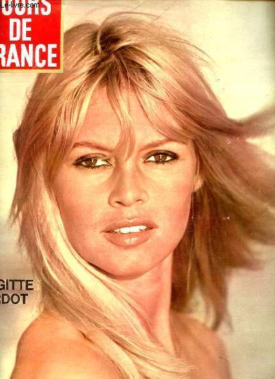 Jours de France n°585 29 janvier 1966 - Brigitte Bardot après l'Amérique - Saint-Moritz la neige dorée - le tricot jours de France une robe d'après m