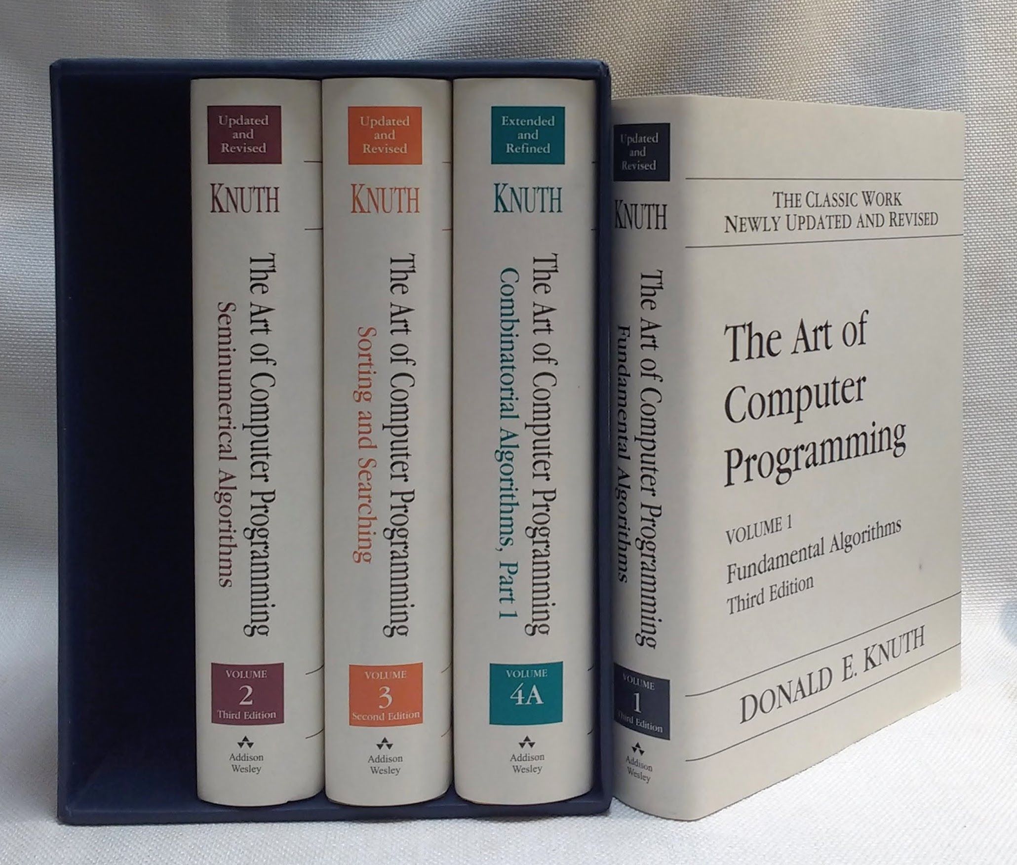 The Art of Computer Programming, Volumes 1-4A Boxed Set by Knuth ...