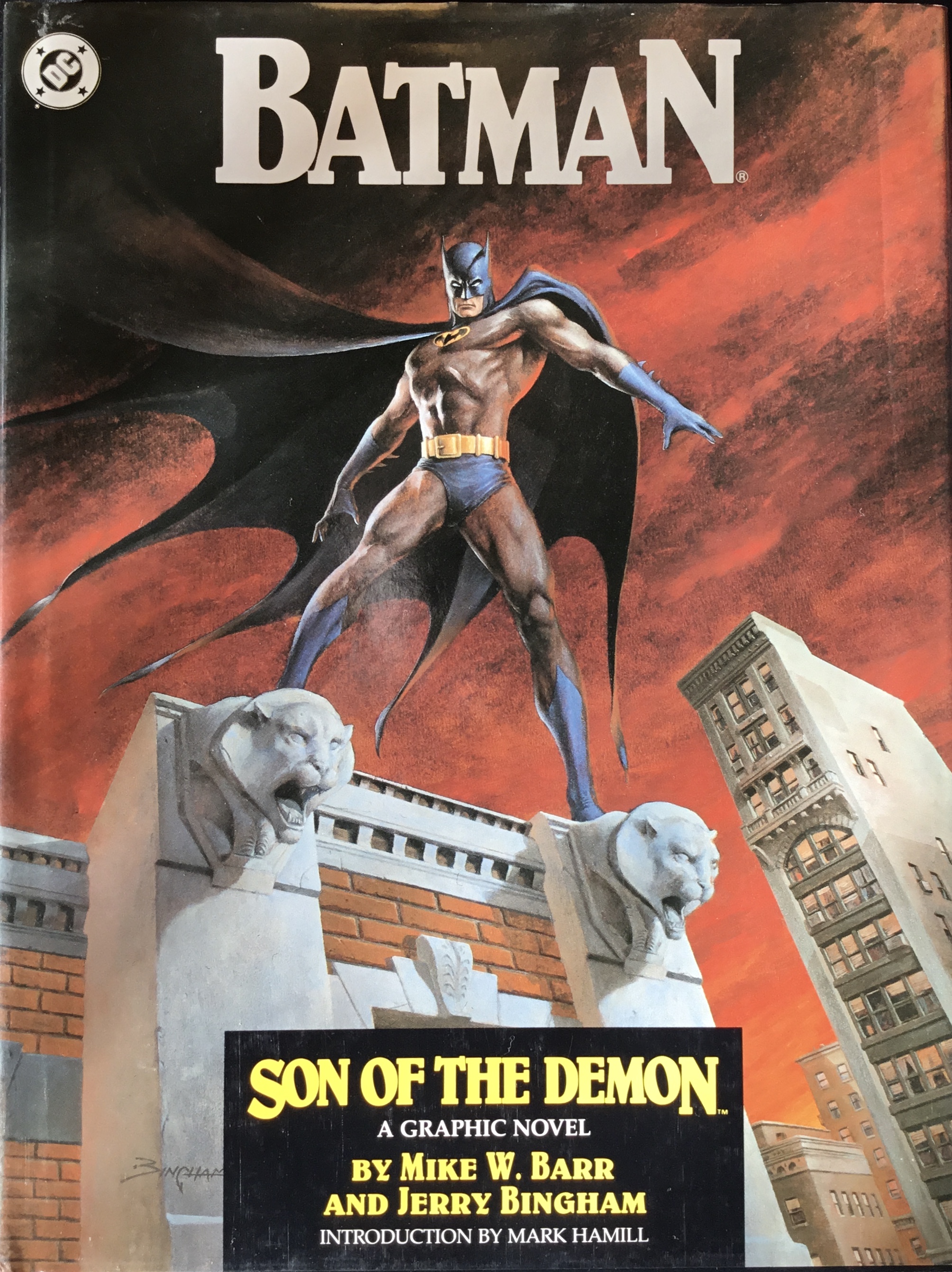 BATMAN SON of the DEMON (Signed & Numbered Ltd. Hardcover Edition) by BARR,  MIKE W. (author) : HAMILL, MARK (introduction): (1987) 1st Edition, Signed  by Illustrator(s) Comic | OUTSIDER ENTERPRISES