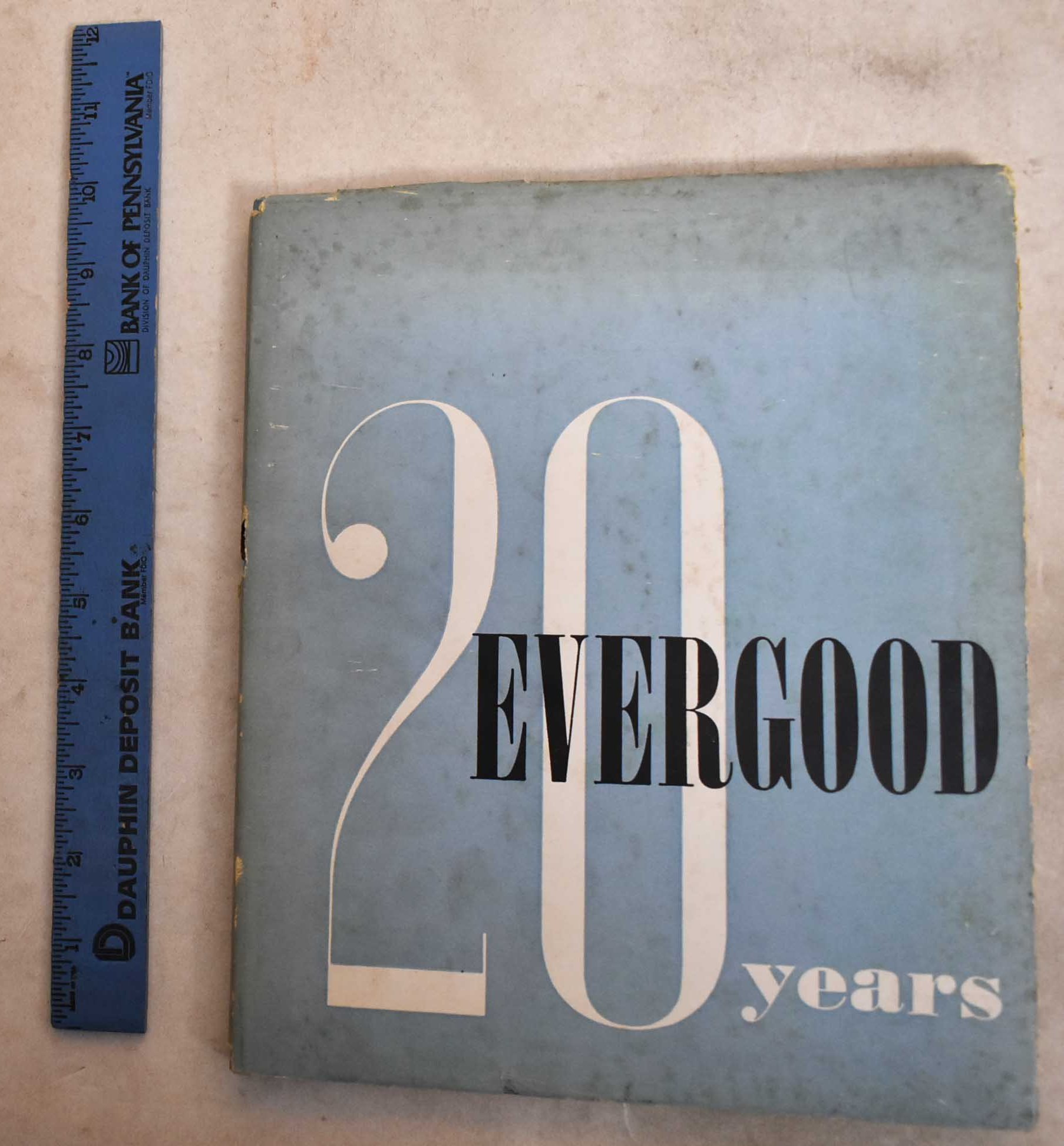 20 Years, Evergood by Evergood, Philip: Hardcover (1946) signed copy ...
