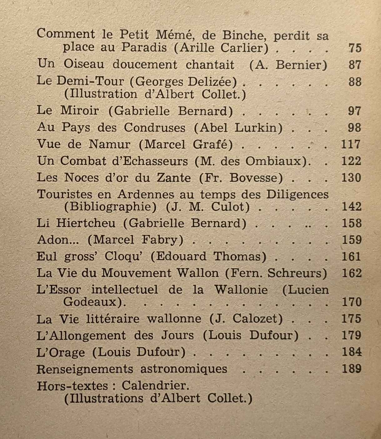 Almanach Wallon 1949