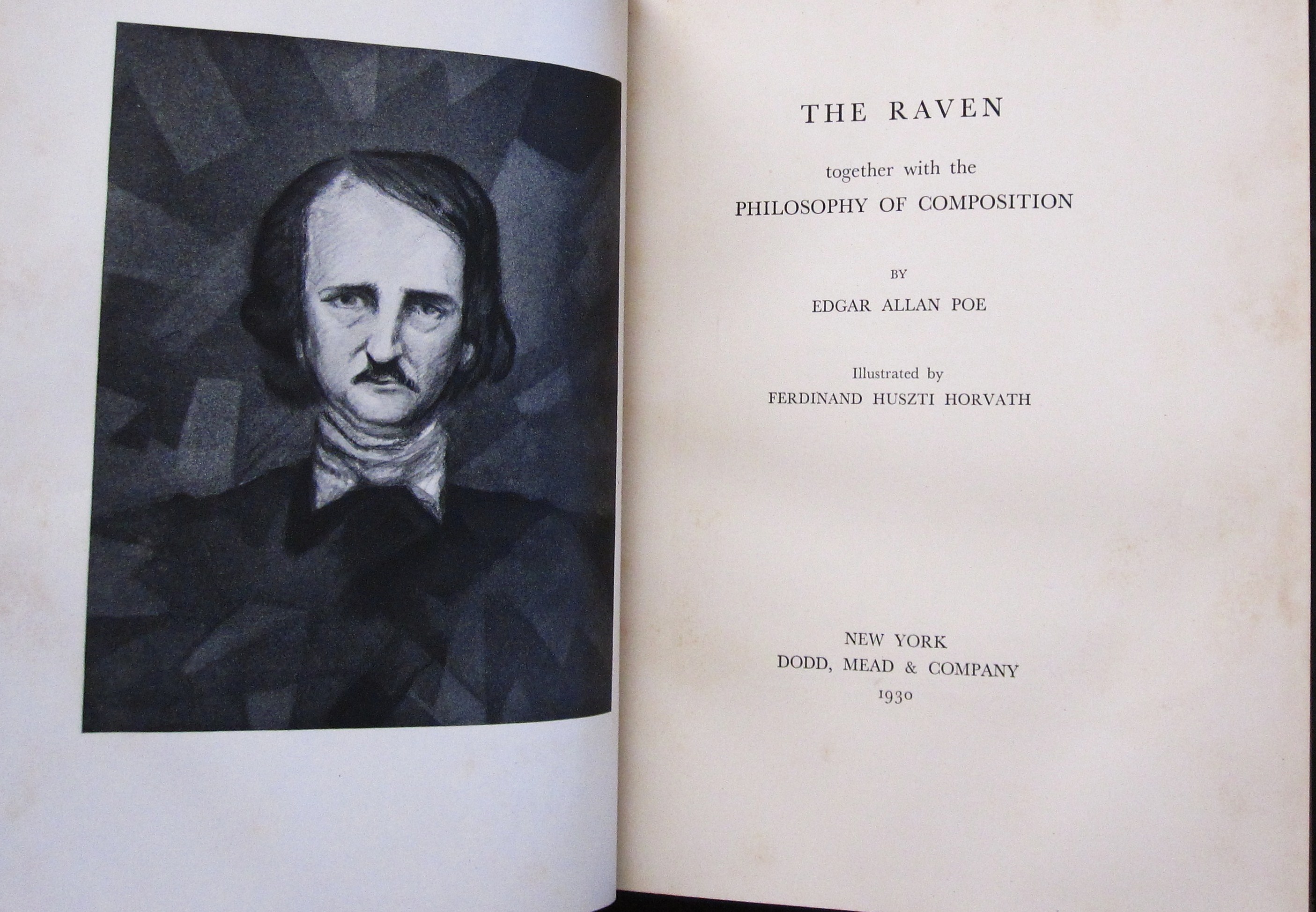 The Raven Together with the the Philosophy of Composition de Poe, Edgar