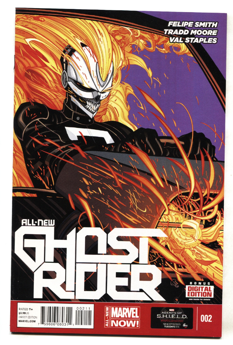 All-New Ghost Rider #2 2014 comic book 2nd Robbie Reyes NM-: (2014) Comic |  DTA Collectibles