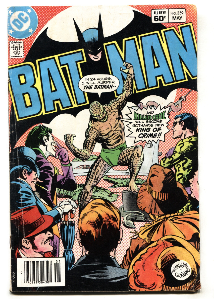 Batman #359-KILLER CROC-comic book DC-1983: (1983) Comic | DTA Collectibles