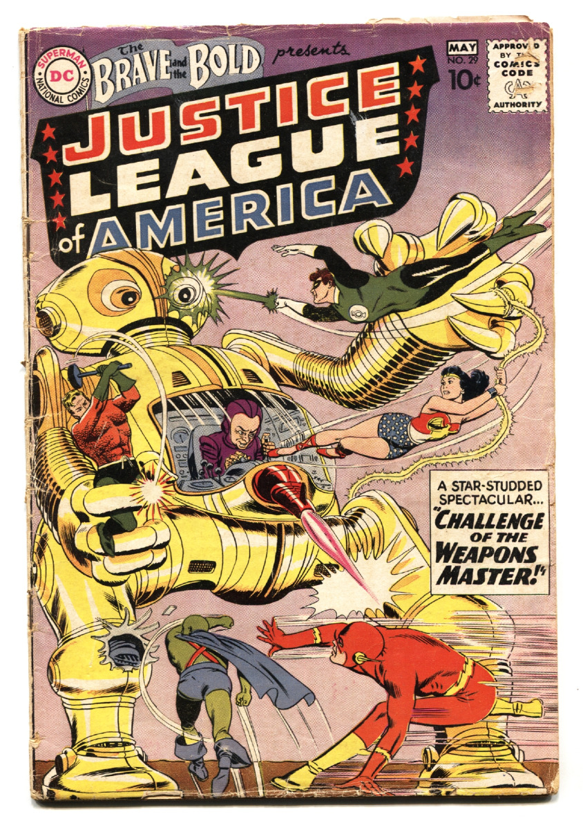 Brave And The Bold #29 2nd Justice League Of America Aquaman