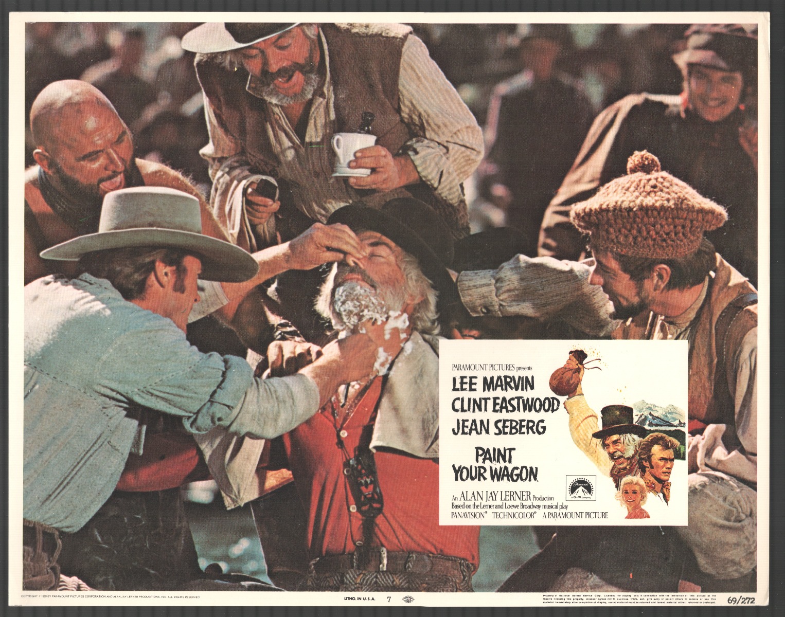 Paint Your Wagon 11'x14' Lobby Card 7 Lee Marvin Clint Eastwood (1969