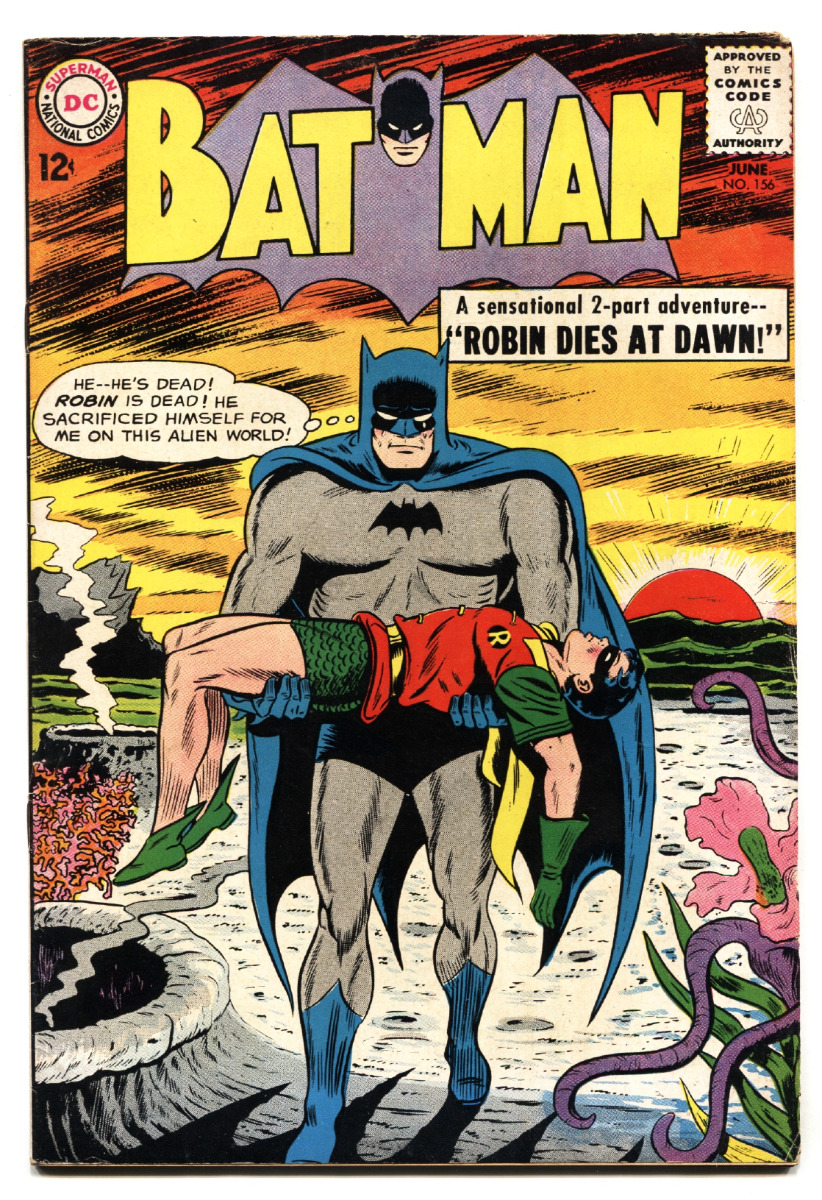 BATMAN #156 -Death of Robin comic book 1963-ROBIN-DC VG+: (1963) Comic |  DTA Collectibles