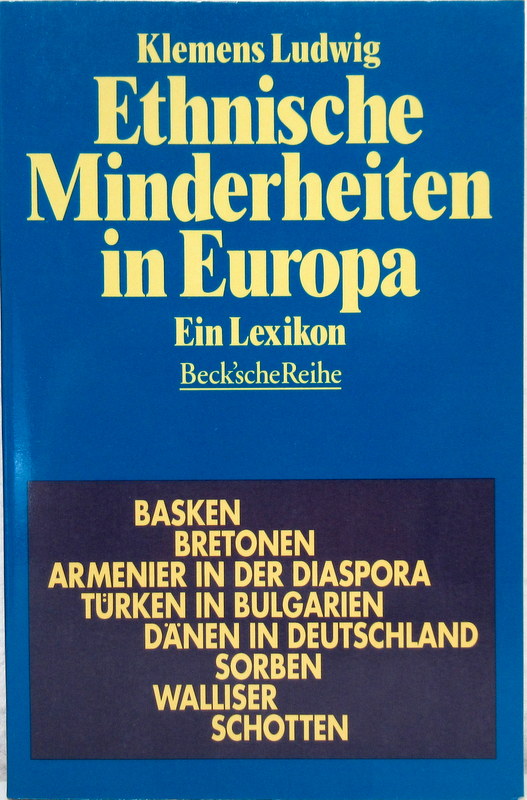 Ethnische Minderheiten in Europa. Eine Lexikon. - Ludwig, Klemens