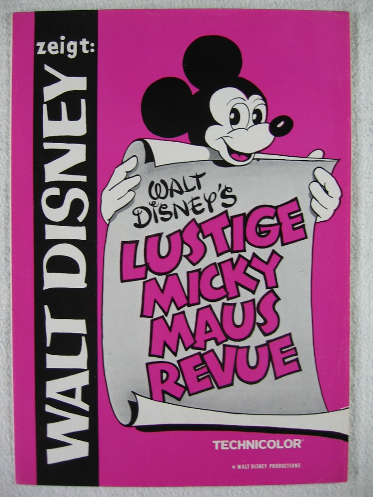 Lustige MickyMausRevue. by Disney, Walt (1964) Manuscript / Paper