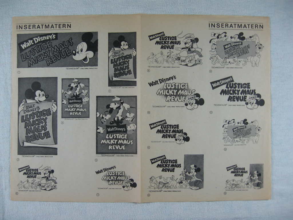 Lustige MickyMausRevue. by Disney, Walt (1964) Manuscript / Paper