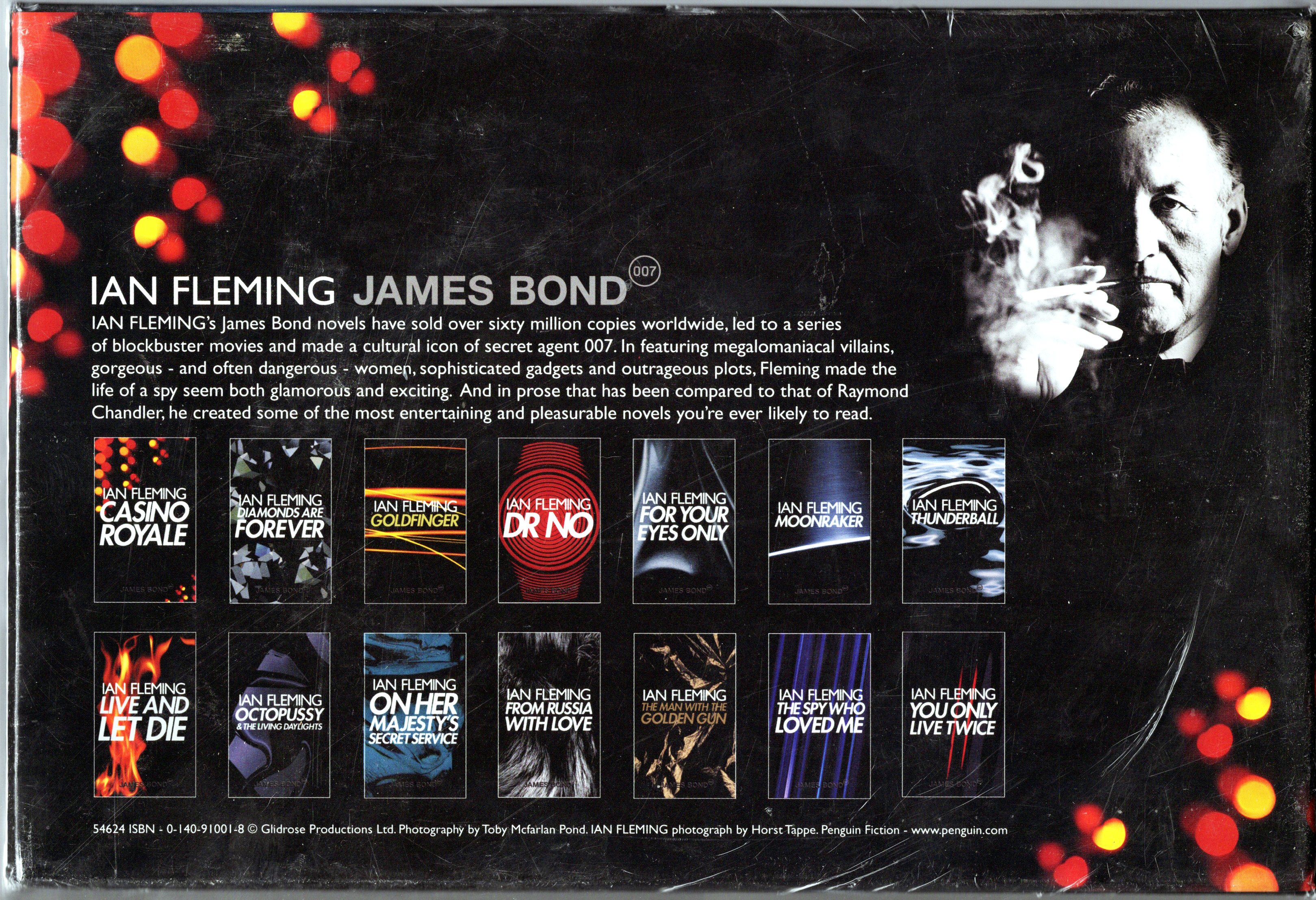 COMPLETE MATCHING SET OF ALL 14 JAMES BOND BOOKS "The James Bond 007